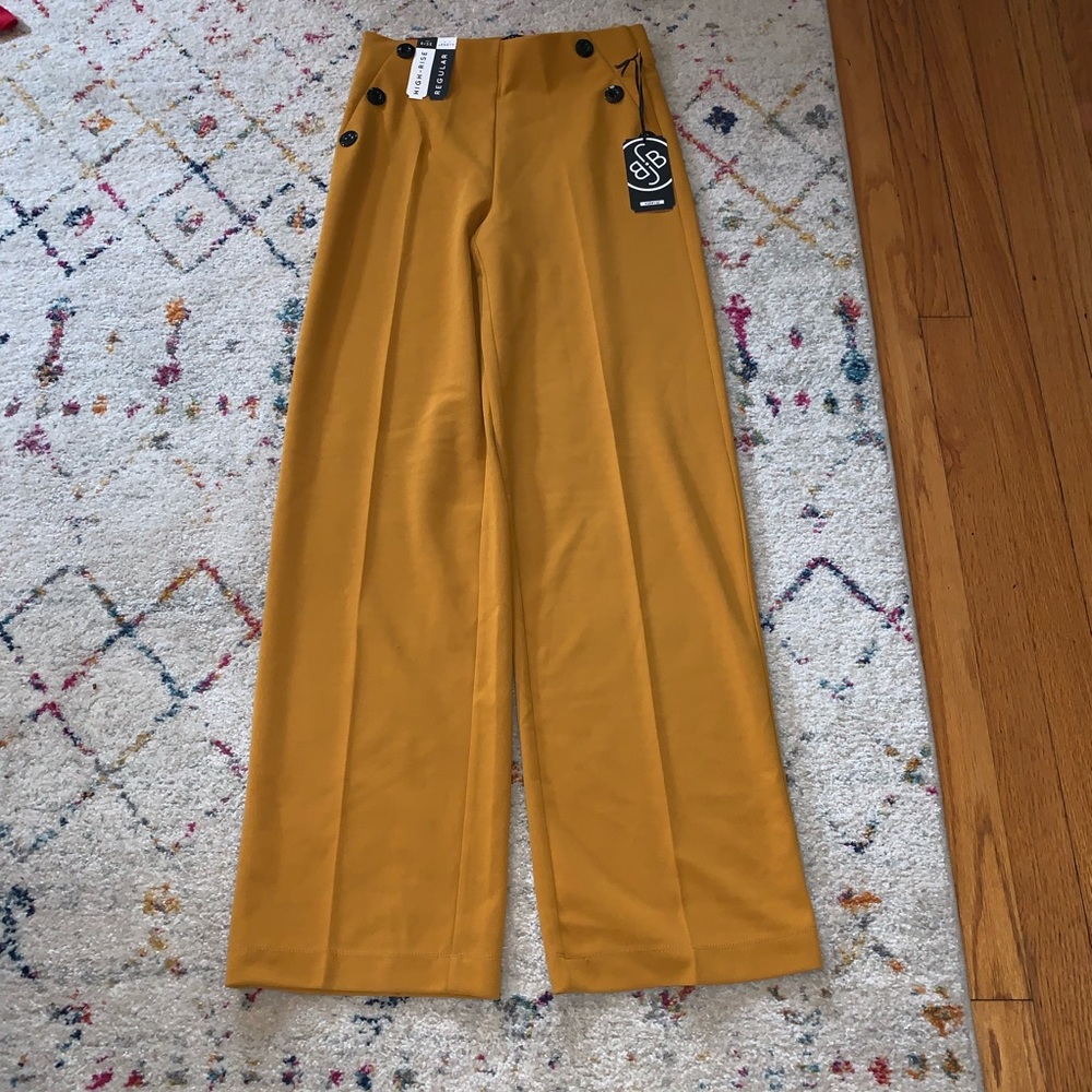 High Rise Wide Leg Pants